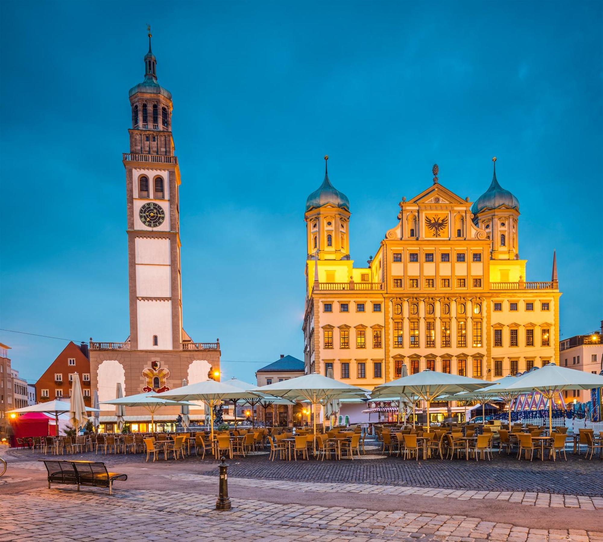 Primero City-Loftdomizil Innenstadt 84Qm Mit Grosser Gemeinschaftsterrasse Augsburg Eksteriør bilde