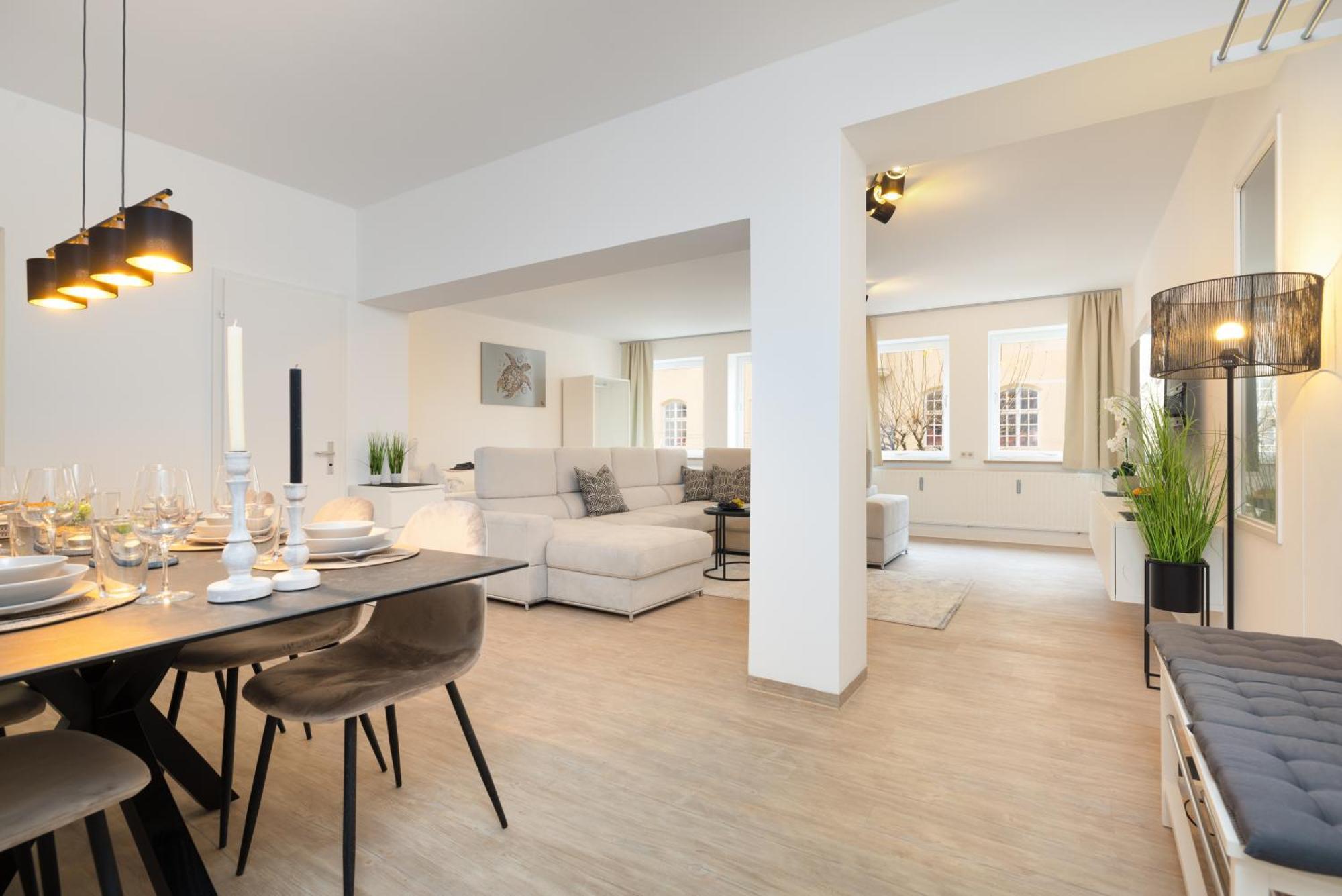 Primero City-Loftdomizil Innenstadt 84Qm Mit Grosser Gemeinschaftsterrasse Augsburg Eksteriør bilde